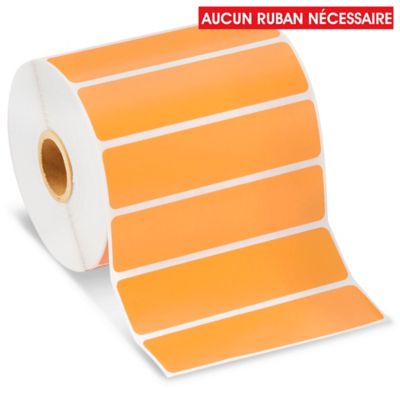 Desktop Direct Thermal Labels - Orange, 4 x 1" S-14064O
