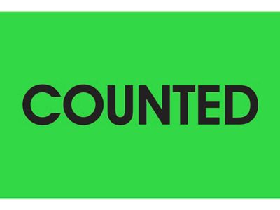 Inventory Control Labels - "Counted", 2 x 3" S-14090
