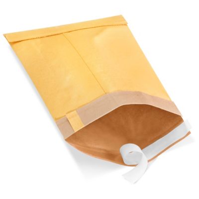 Uline Gold Self-Seal Padded Mailers #0 - 6 x 10