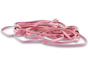 Anti-Static Rubber Band - Pink, 8 x 1/4" S-14143