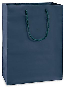 Matte Laminate Shopping Bags - 10 x 5 x 13", Debbie, Navy S-14151NB