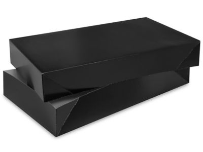 2-Piece Apparel Boxes - 24 x 14 x 4", Black Gloss S-14153
