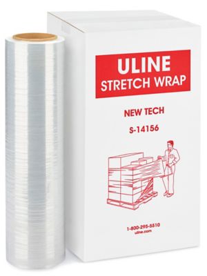Uline New Tech Stretch Wrap - 39 gauge, 17.5" x 1,500' S-14156