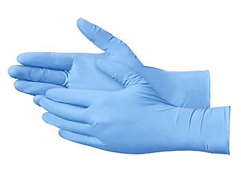 Uline Industrial Nitrile Gloves with Extended Cuff - Powder-Free, Medium S-14181M