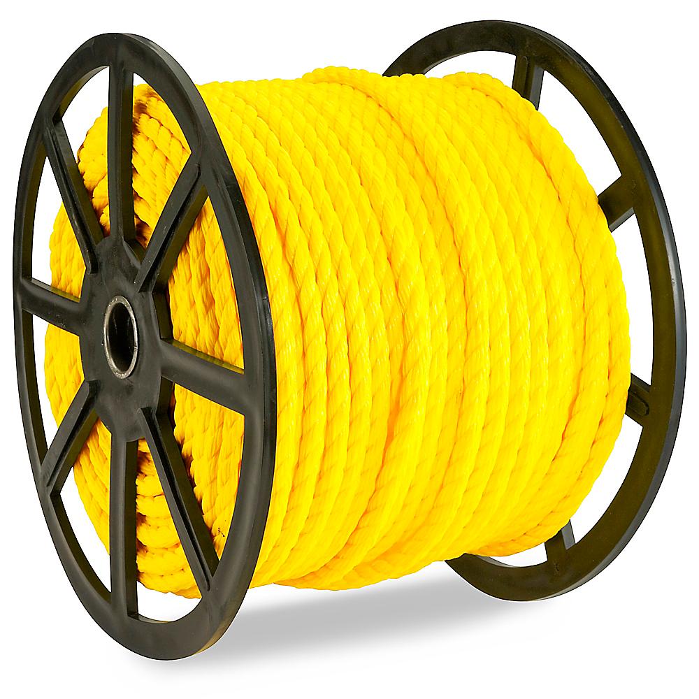Do It 5/8 in. x 150 ft. Yellow Twisted Polypropylene Rope 704893