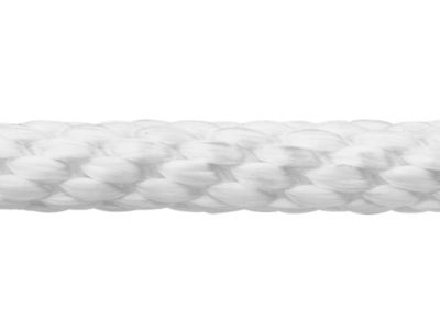 Solid Braided Nylon Rope - 1/2 x 500', White S-14196 - Uline