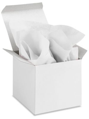 Pack of 1, Solid White Premium Tissue Paper 18 x 27 960 sheets/Package Made in USA