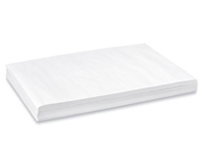 Butcher Paper Sheets - White, 18 x 24 - ULINE - Bundle of 1,250 - S-15675