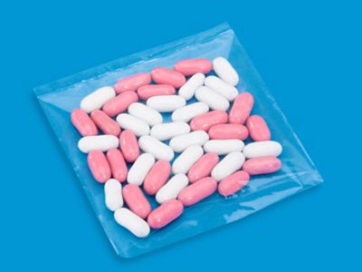 Flat Polypropylene Bags - 1.5 Mil, 4 x 4" S-14199
