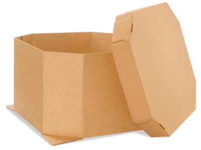 46 x 38 x 24" 1,300 lb Triple Wall Octagon Bulk Bin S-14247