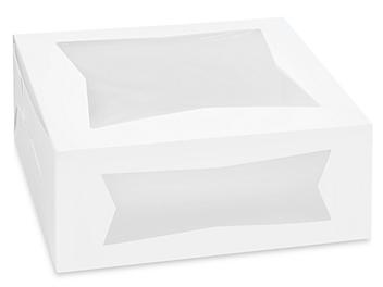 Window Cake Boxes - 12 x 12 x 5", White S-14255