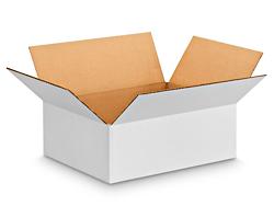Partners Brand White Corrugated Boxes 12 x 9 x 4 Bundle of 25