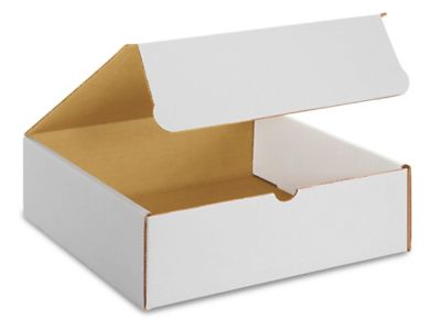 10 x 10 x 3" White Literature Mailers S-14305