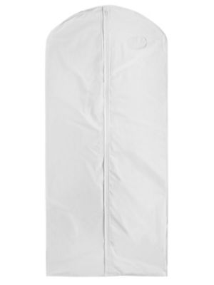 white canvas zipper bag White