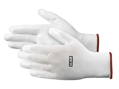 Work Gloves: Small, Polyurethane-Coated Nylon, General Purpose