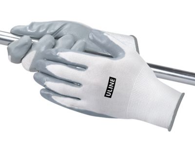 Nitrile coated store gloves