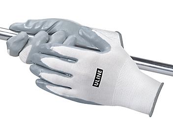 Uline Flat Nitrile Coated Gloves - XL S-14318X