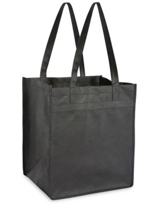 Reusable Shopping Bags - 12 x 10 x 14, White S-14328W - Uline