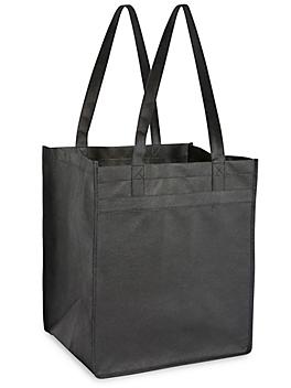 Reusable Shopping Bags - 12 x 10 x 14", Black S-14328BL