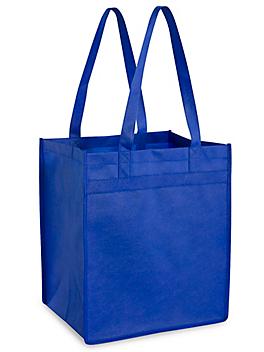 Reusable Shopping Bags - 12 x 10 x 14", Blue S-14328BLU