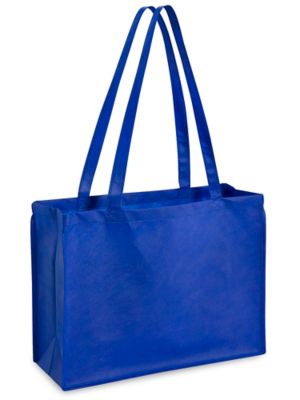 Reusable Shopping Bags, Non Woven Ivory 16 x 6 x 12 Inches-Case of 100 (1  Case Left)