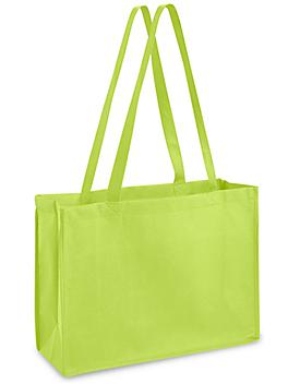 Reusable Shopping Bags - 16 x 6 x 12", Lime S-14329LIME