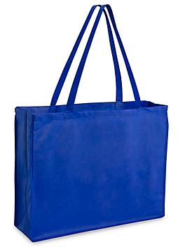 Reusable Shopping Bags - 20 x 6 x 16", Blue S-14330BLU