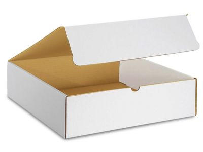 14 x 14 x 4" White Literature Mailers S-14331