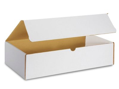 16 x 8 x 4" White Literature Mailers S-14332