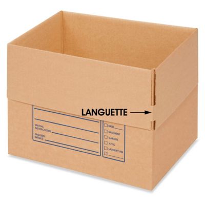 16 x 12 x 12" Deluxe Moving Corrugated Boxes S-14345