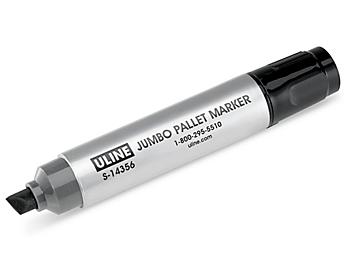 Uline Pallet Markers - Jumbo Chisel-Tip, Black S-14356