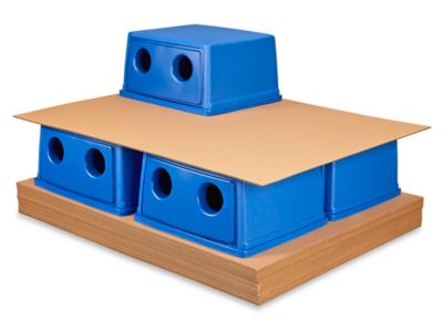 48 x 60" 275 lb Double Wall Corrugated Pads S-14370