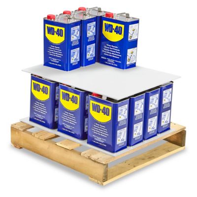 24 x 18" Plastic Corrugated Pads - White S-14371W