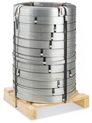 Galvanized Steel Strapping Skid Lot - 3/4" x .031" x 1,280' S-14380S