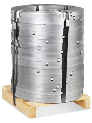 Galvanized Steel Strapping - 1 1/4 x .031 x 760' S-14381 - Uline