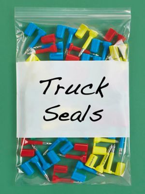 12 x 18" 2 Mil White Block Reclosable Bags S-14424