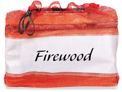 Mesh bags deals firewood