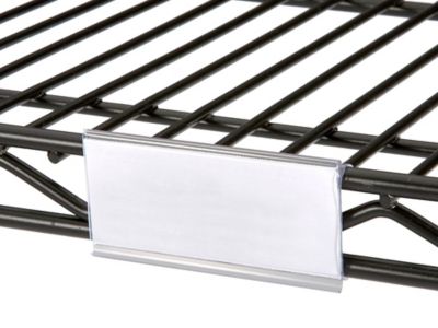 Standard Wire Shelving Label Holders with Inserts - 3