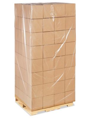 54 x 44 x 120" 2 Mil Clear Pallet Covers S-14473