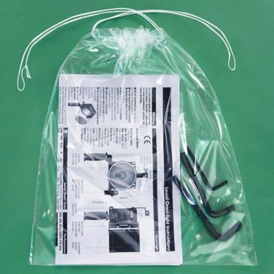 2 Mil Drawstring Bags 16 x 24, Clear - ULINE - Carton of 500 - S-11056