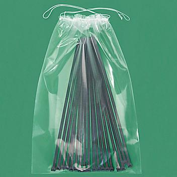 12 x 18" 4 Mil Drawstring Bags S-14483