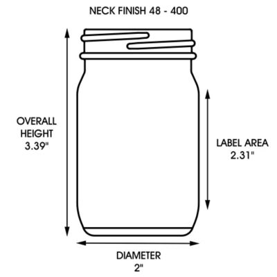 Ball® Wide Mouth Glass Canning Jars - 64 oz S-19404 - Uline