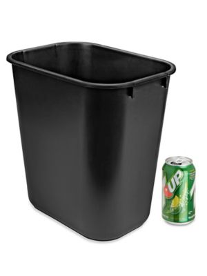 Trash Can, 30-Gallon, Black, 881-1004