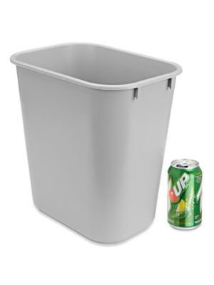 Rubbermaid&reg; Office Trash Can - 3 Gallon, Gray S-14491GR