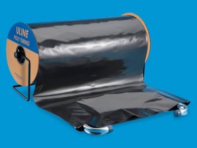 Black Poly Tubing Roll - 4 Mil, 24" x 750' S-14498