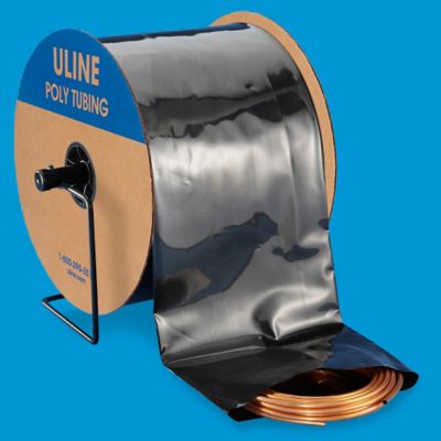 Black Poly Tubing Roll - 6 Mil, 10" x 1,000' S-14499