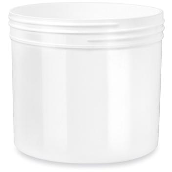 White Round Wide-Mouth Plastic Jars Bulk Pack - 32 oz, Jars Only S-14511B-JAR