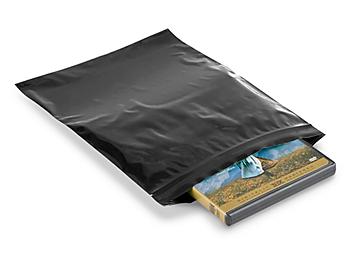 8 x 10" 2 Mil Colored Reclosable Bags - Black S-14520BL