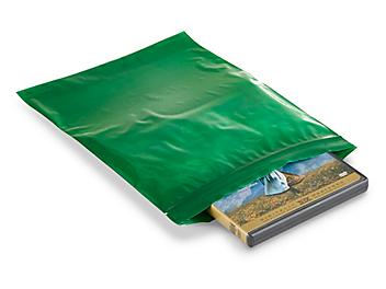 8 x 10" 2 Mil Colored Reclosable Bags - Green S-14520G