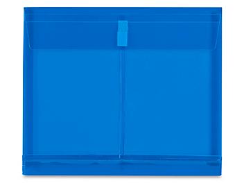 Velcro&reg; Brand Presentation Envelopes - 11 x 9", Blue S-14541BLU
